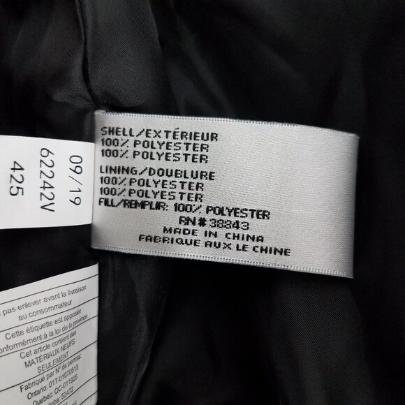 NEW Via Spiga M Cargo Zig Zag Quilted Zip up Jacket Black - Picture 11 of 15